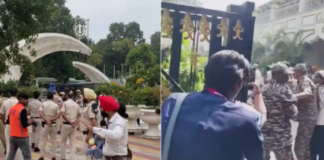 ਗੁਰਦੁਆਰਾ ਬੰਗਲਾ ਸਾਹਿਬ ’ਚ ਸਿਆਸੀ ਪ੍ਰਦਰਸ਼ਨ ਦਾ ਮਾਮਲਾ ਭਖਿਆ; ਕੇਜਰੀਵਾਲ ਸਮੇਤ ‘ਆਪ’ ਆਗੂਆਂ ਖ਼ਿਲਾਫ਼ ਸ਼ਿਕਾਇਤ